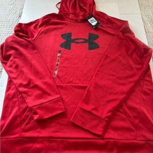 UA Armour Fleece Red Hoodie